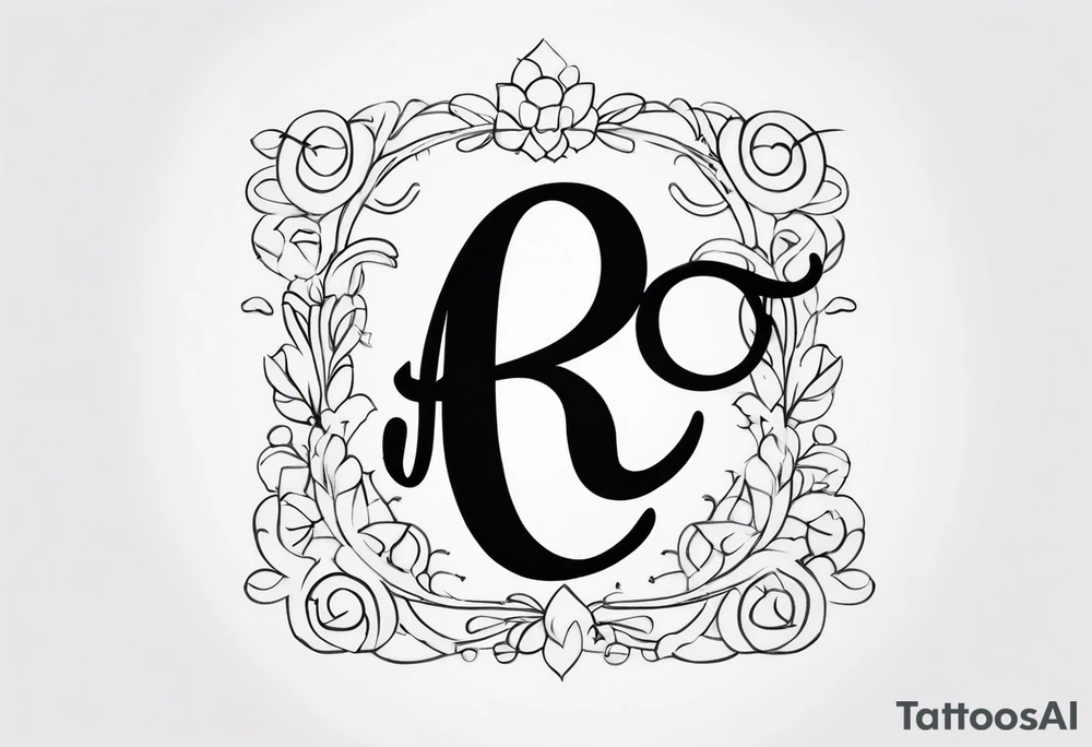 I want to letters "ABC" tattoo idea