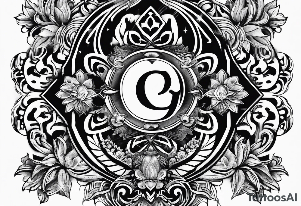 a logo with the words surreal tees tattoo idea