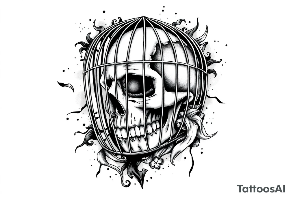 they Told me all of my cages were mental so I got wasted like all my potential tattoo idea