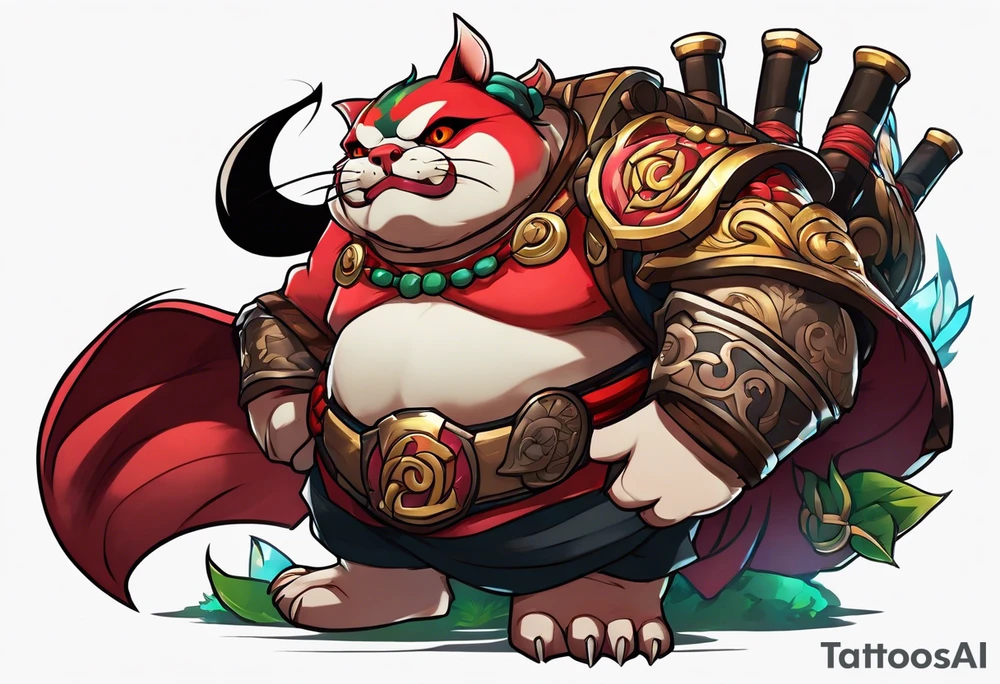 pudge in dota 2 tattoo idea