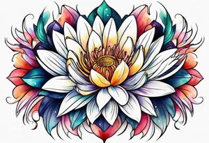 Chinese symbol strength aster love mother tattoo idea
