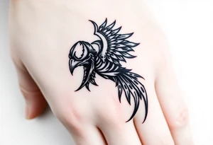 Venom flipping the bird tattoo idea