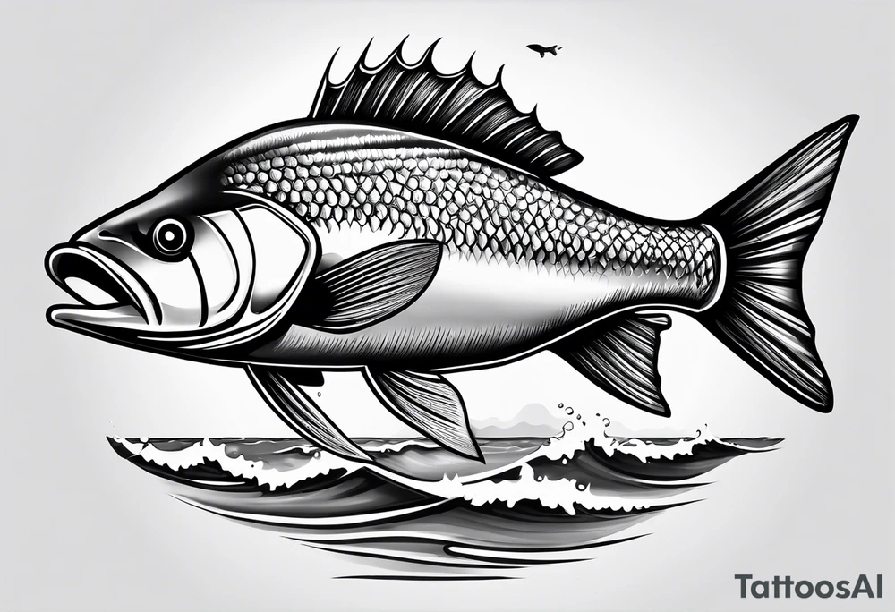 Fishing rod on a beach
do not put a fish in the picture tattoo idea