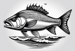 Fishing rod on a beach
do not put a fish in the picture tattoo idea