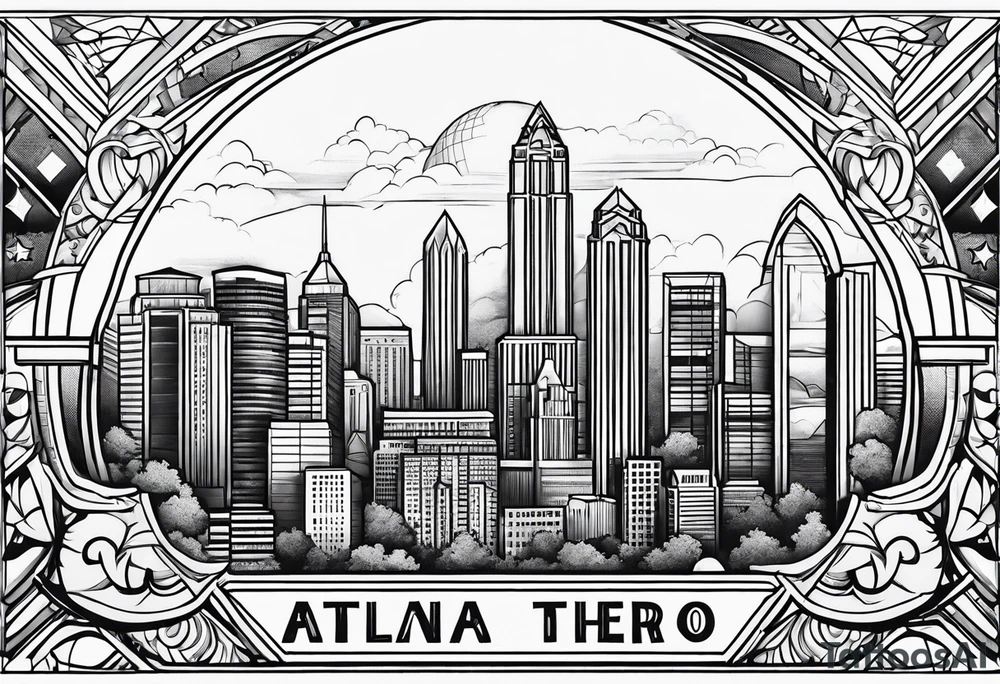 Atlanta hero tattoo idea