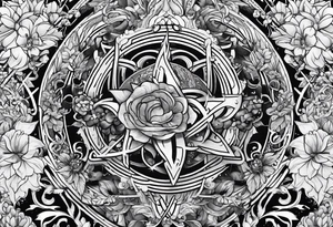 Chaos turned into peace tattoo idea
