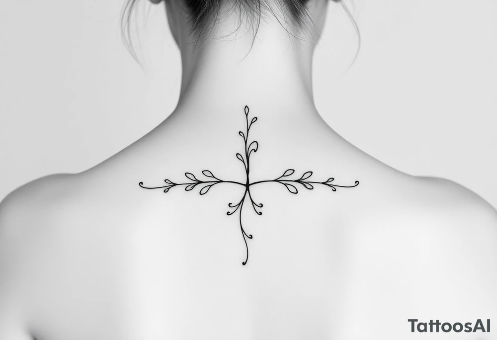tattos down my spine tattoo idea