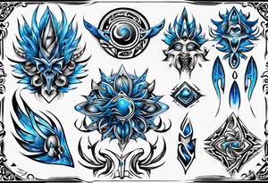 Bluey tattoo idea