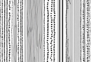 Beaded Fringe PATTERN tattoo idea