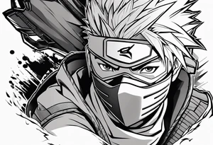 kakashi tattoo idea