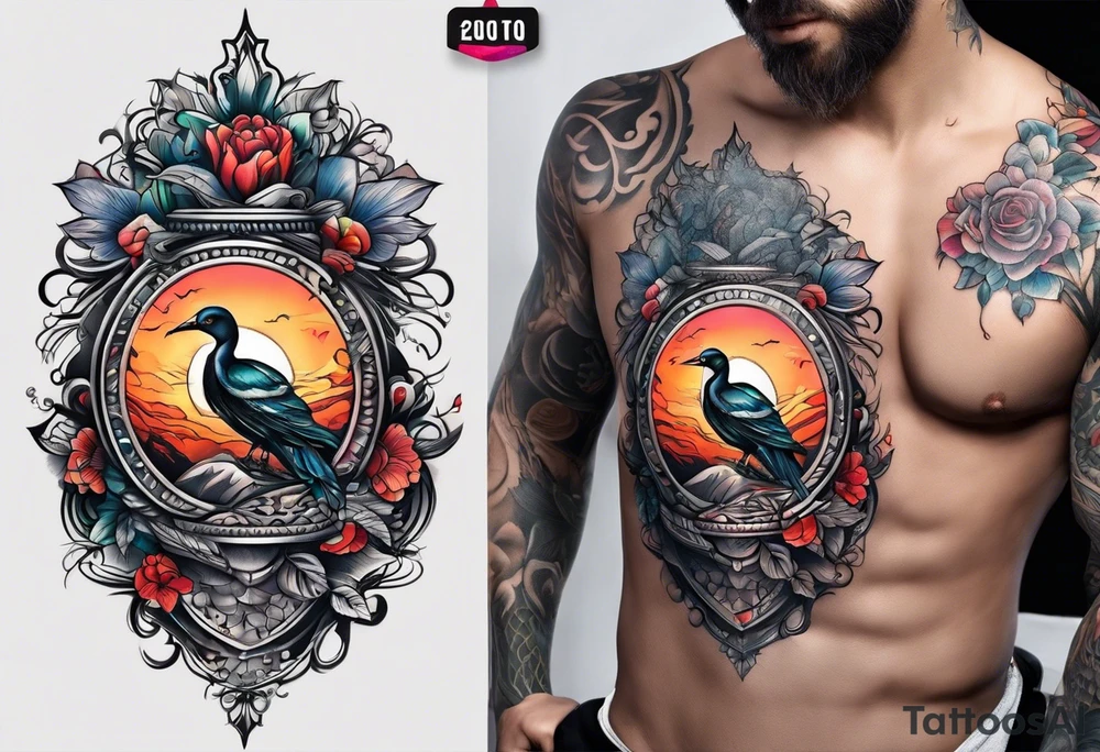 Couple tattoo tattoo idea