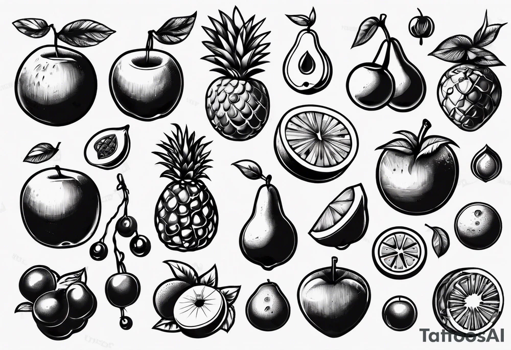 Fruits tattoo idea