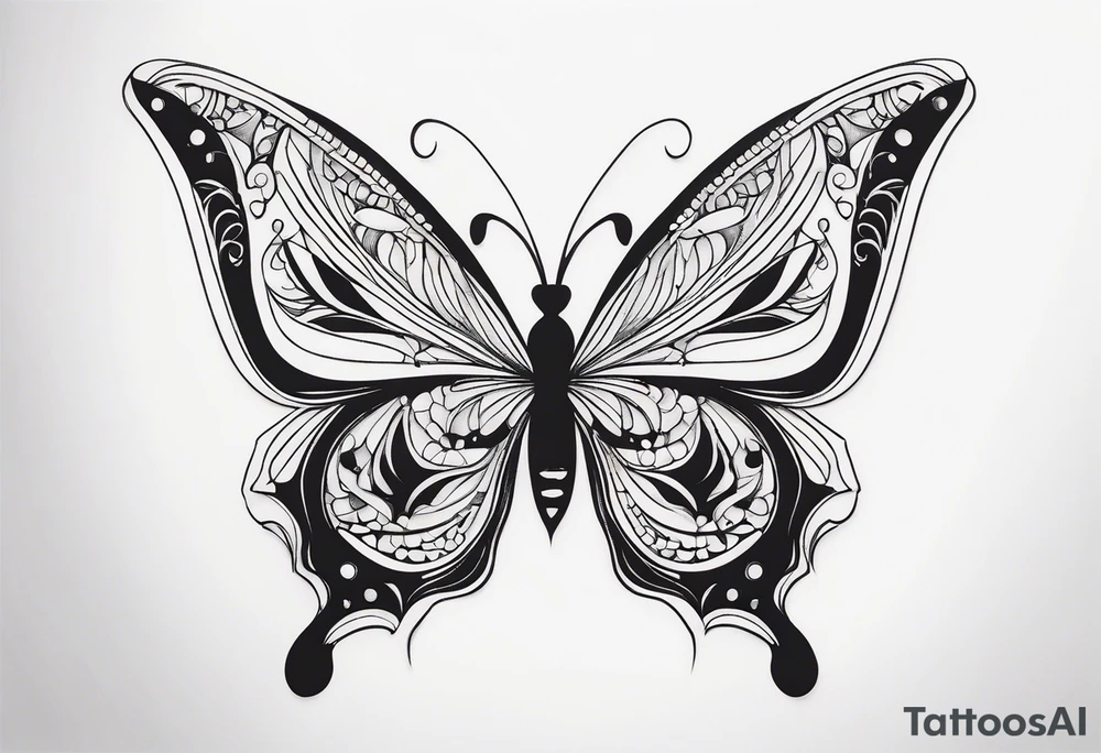 Butterfly tattoo idea
