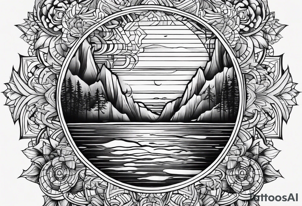 Still water runs deep tattoo idea