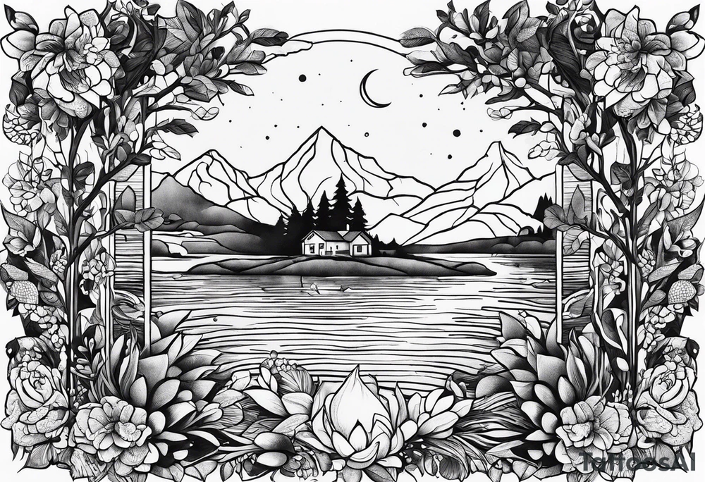 Small design based on the song Stay Gentle by Brandi Carlile tattoo idea
