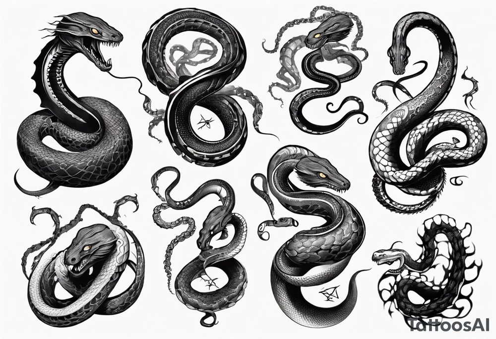 snake on lovecraft theme with tentacle tattoo idea snake on lovecraft theme with tentacle tattoo idea