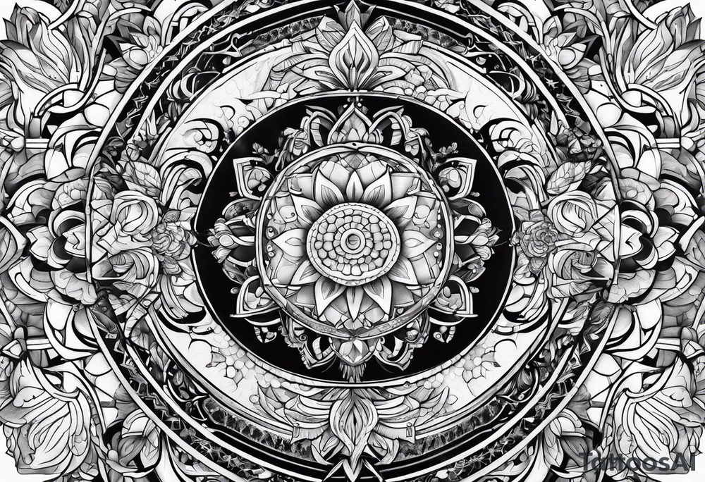Cosmic tattoo idea