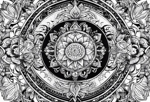 Cosmic tattoo idea