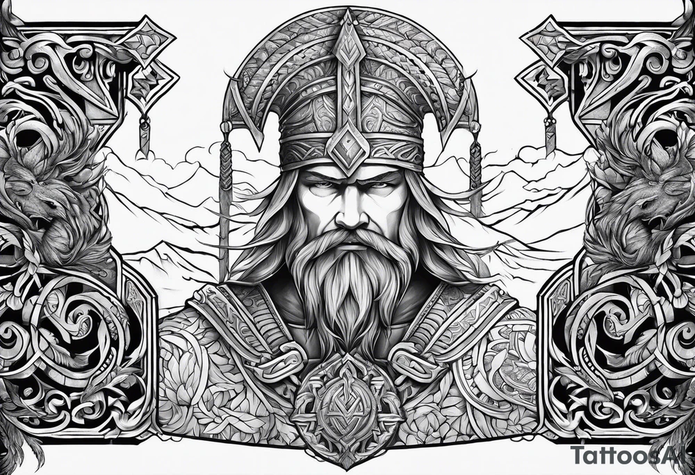 Norse mythology, forearm, Hræsvelgr tattoo idea