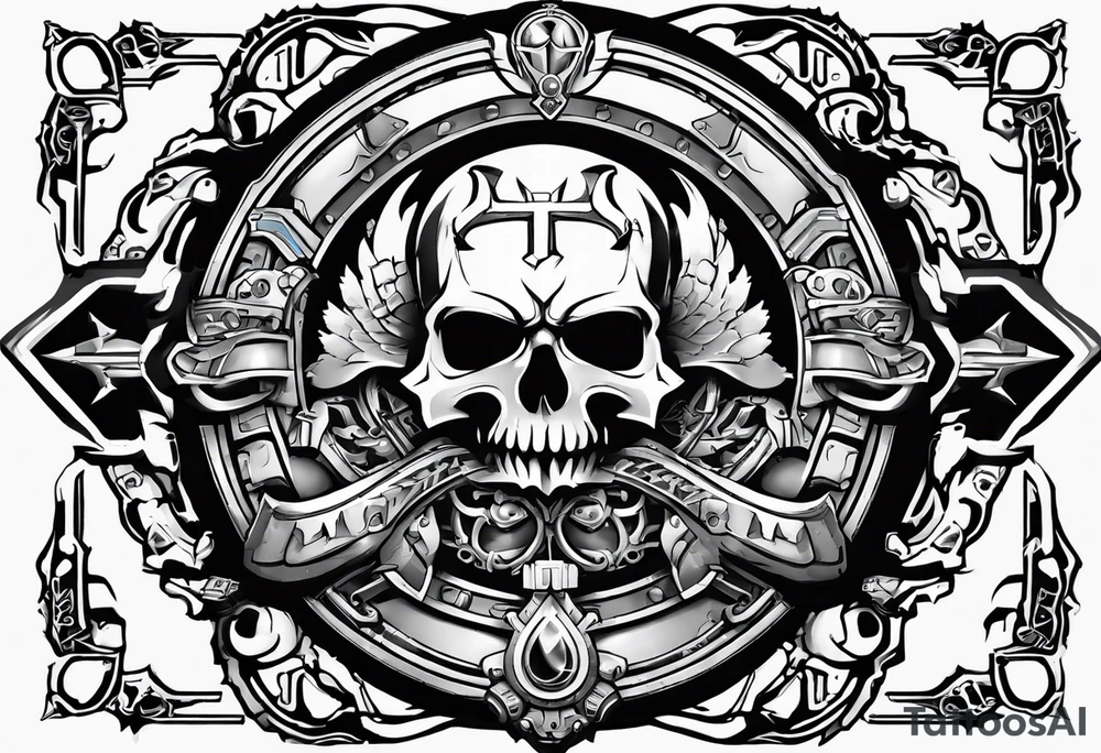 Warhammer 40k inquisitorial seal tattoo idea