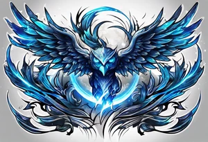 Blue Lightning tattoo idea