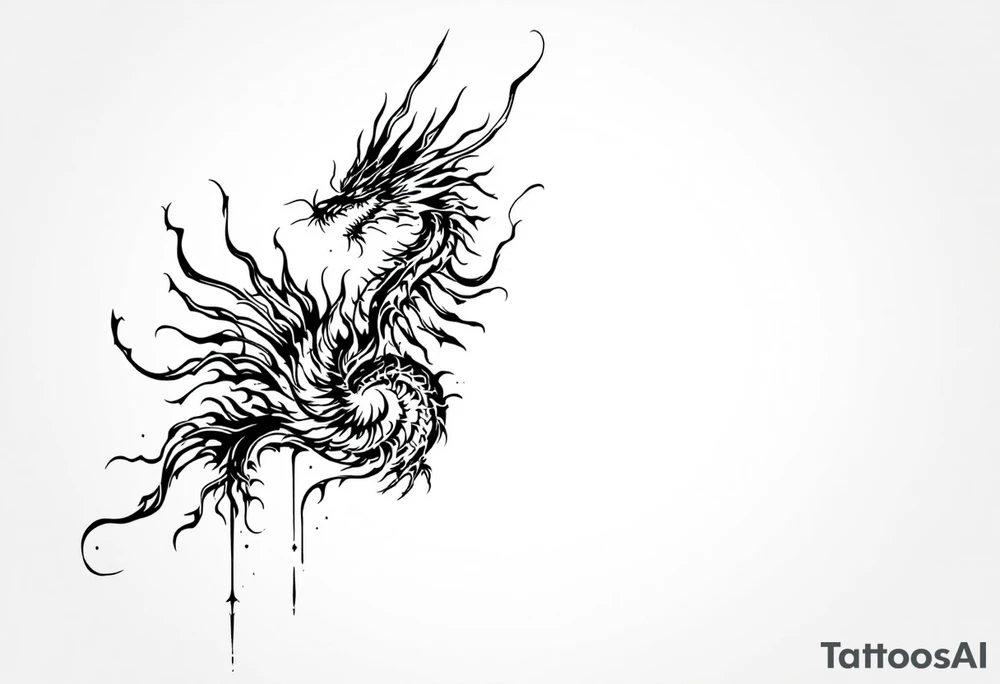 dragon tattoo idea