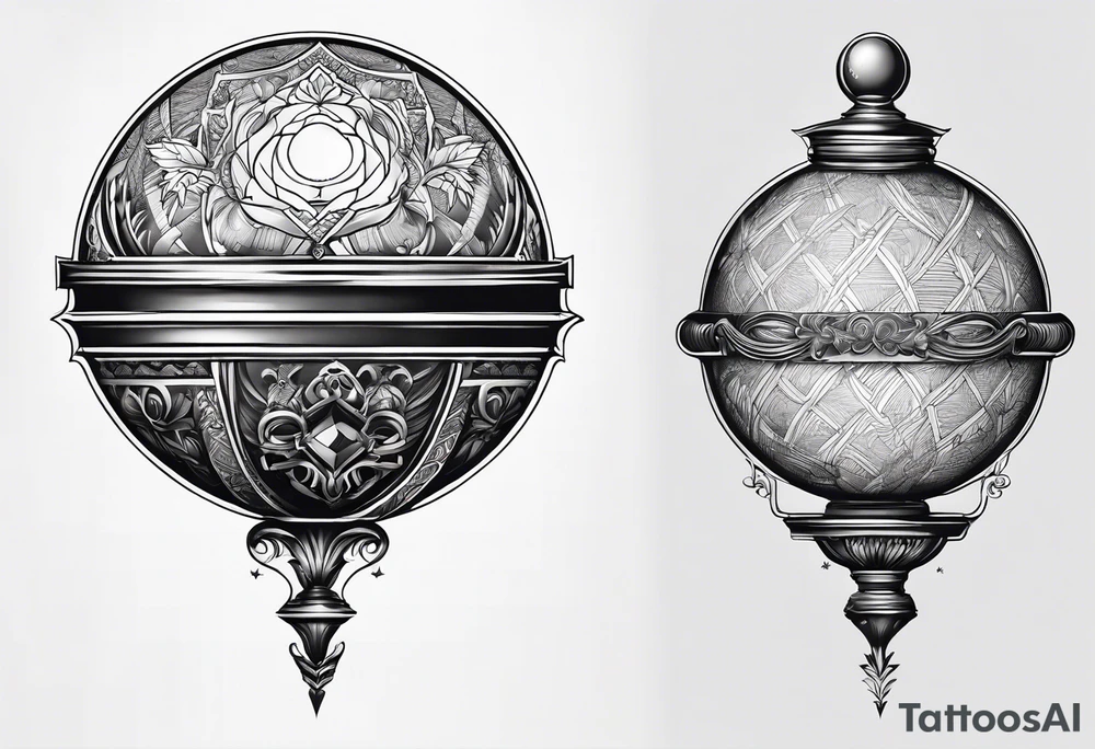 Golden ball from harry potter tattoo idea