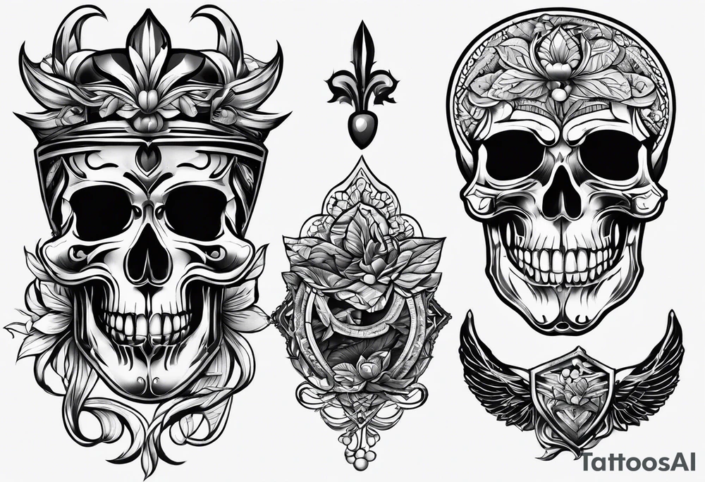 3 arrrows tattoo idea