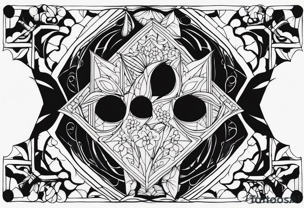 444 tattoo idea