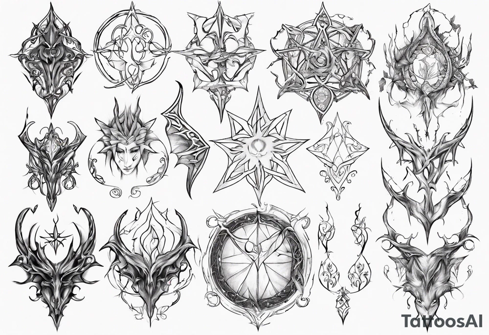 Elvish tattoo idea