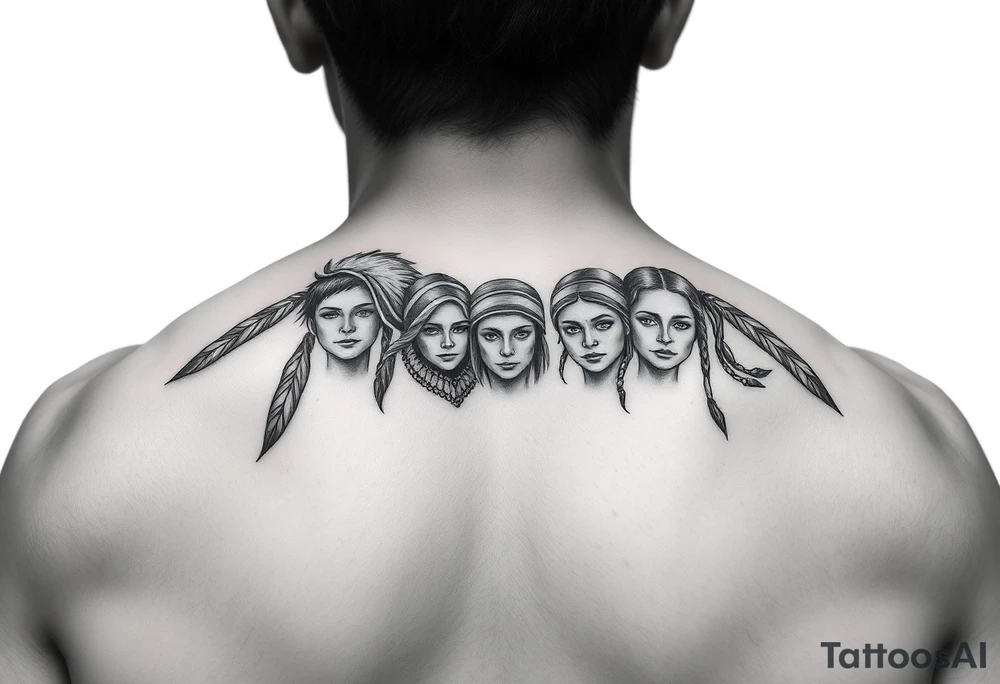 Choctaw childrens names arm tattoo idea