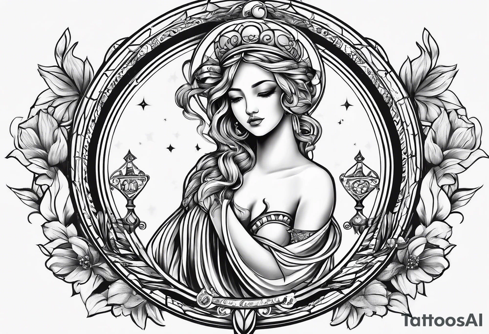 “05 baby” ,zodiac virgo tattoo idea