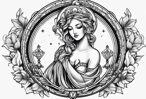 “05 baby” ,zodiac virgo tattoo idea