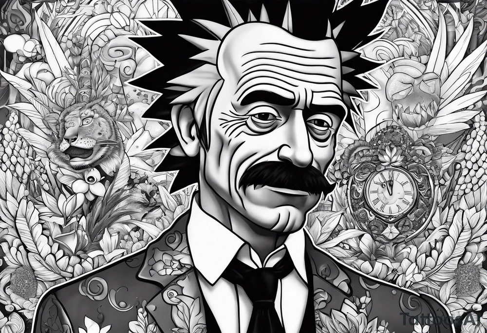 rick sanchez drugs tattoo idea