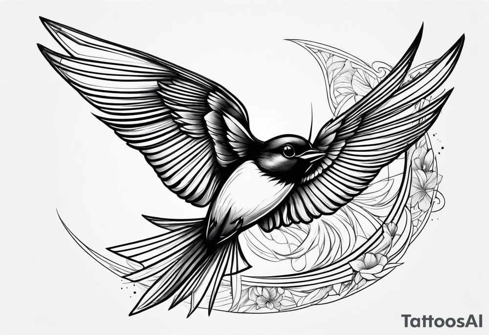 Swallow tattoo idea