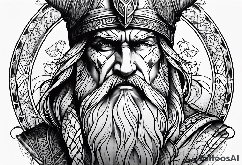 odin tattoo idea