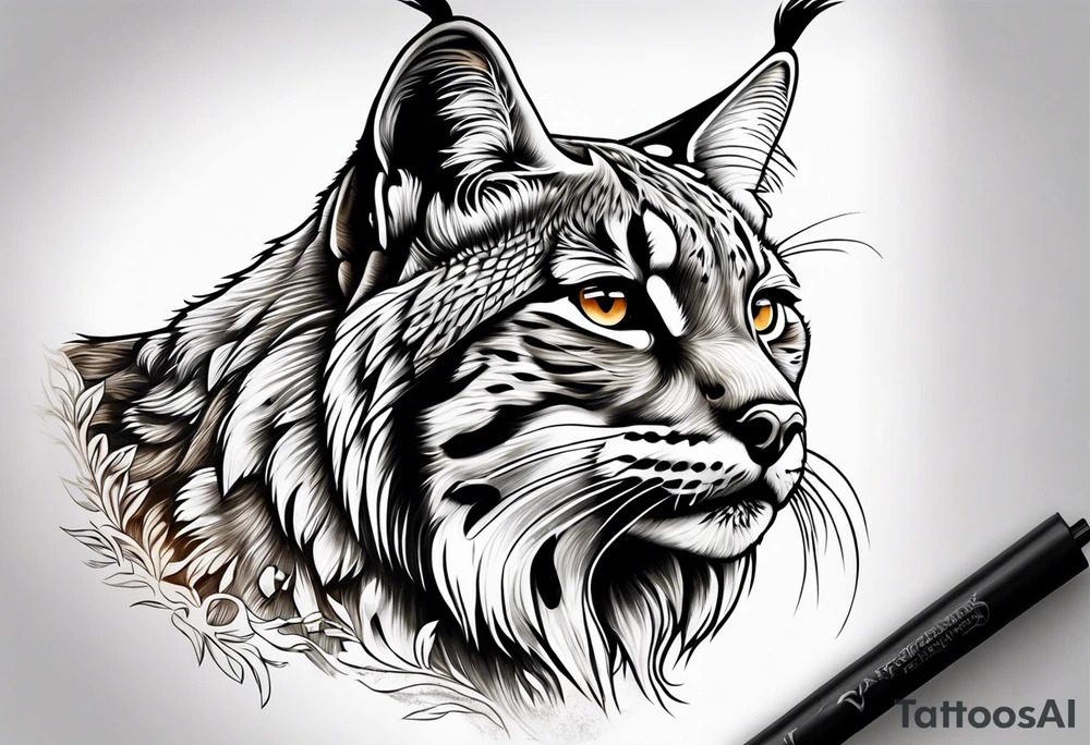 Lynx stalking tattoo idea