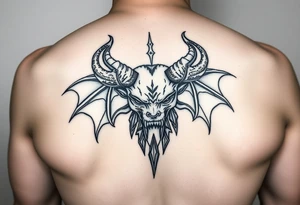 Joshua Esquivel/capricorn/strong and demonic tattoo idea