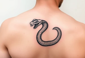 Tattoo of a boa snake on an arm tattoo idea