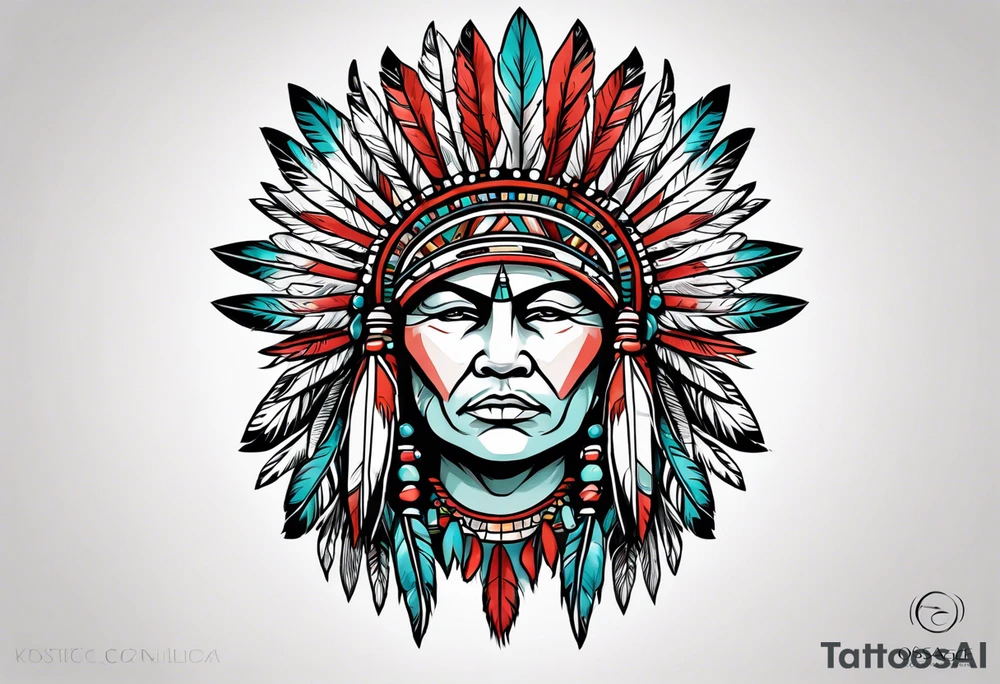 Osage Indian Crest tattoo idea