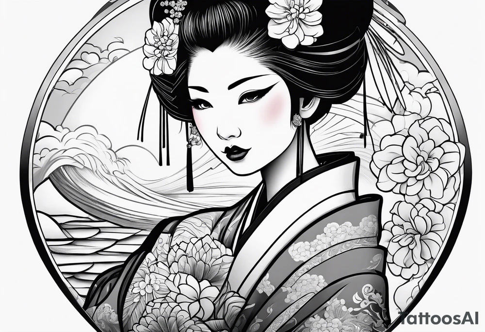 Geisha tattoo idea
