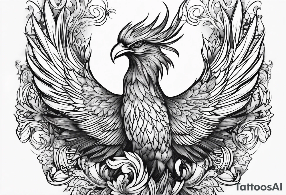 Phoenix tattoo idea