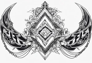 single chain tattoo idea