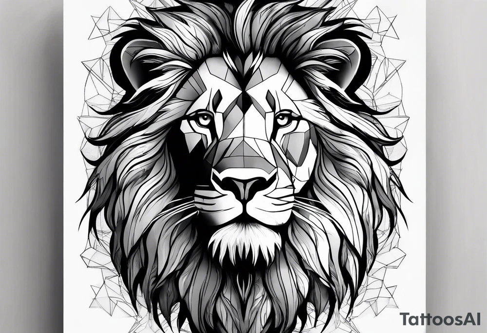 Lion from atlas tattoo idea