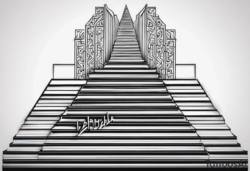 Valhalla 
 steps tattoo idea