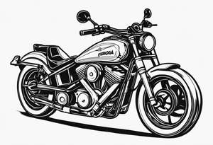 Furiosa motorcycle tattoo idea