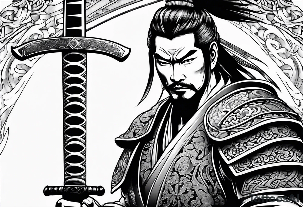Samurai sword's tattoo idea