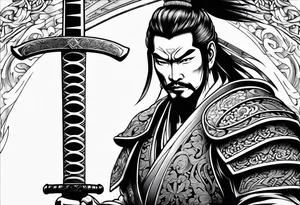Samurai sword's tattoo idea