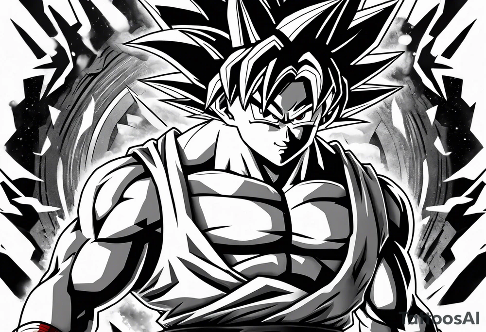 Son goku tattoo idea