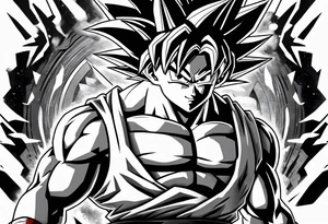 Son goku tattoo idea